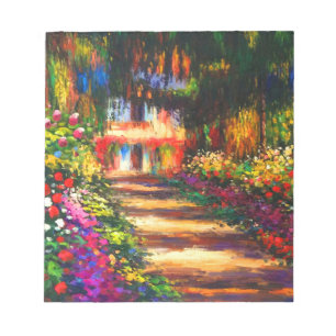 Monet Garden vid Giverny Anteckningsblock