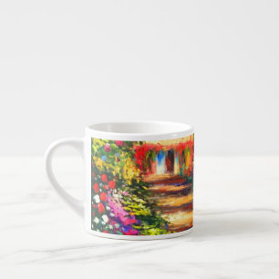 Monet Garden vid Giverny Espressomugg