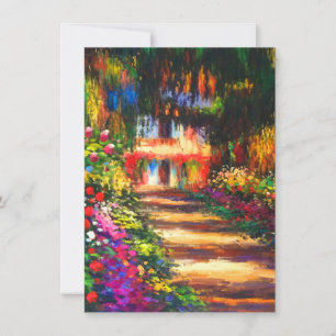 Monet Garden vid Giverny Inbjudningar