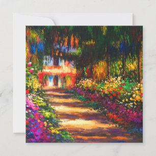 Monet Garden vid Giverny Inbjudningar