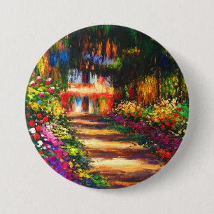 Monet Garden vid Giverny Knapp