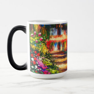 Monet Garden vid Giverny Magisk Mugg
