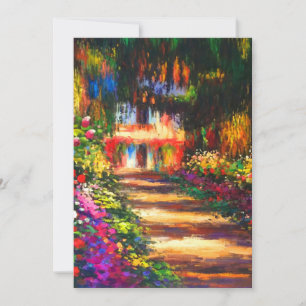 Monet Garden vid Giverny Spara Datumet