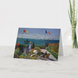 Monet Garden vid Sainte-Address Painting Kort