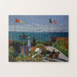 Monet Garden vid Sainte-Address Painting Pussel<br><div class="desc">Impressionistisk målning av Monet - Klassiska mästerverk - Claude Monets pressionistiska målningsserie - Garden på Sainte-Adresse</div>