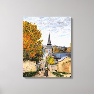 Monet - Gata i Saint-Adresse Canvastryck