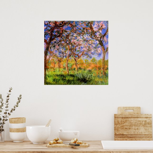 Monet - Giverny i vår Poster (Kök)