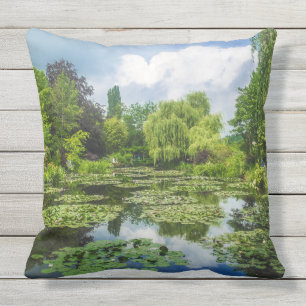 Monet - Giverny trädgårdar Kudde