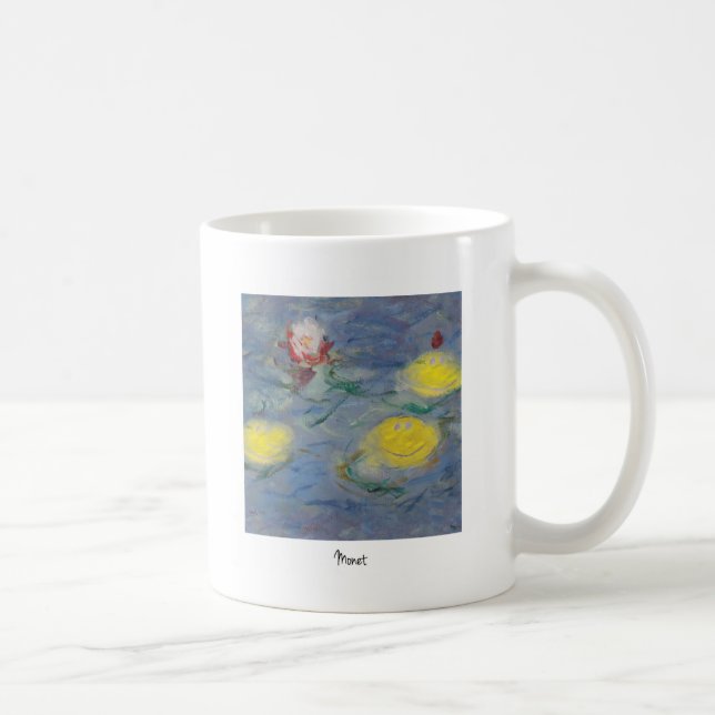 monet glad ansikte kaffemugg (Höger)
