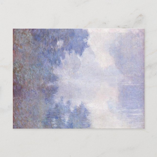Monet - God morgon på Seine, Mist Vykort (Framsida)