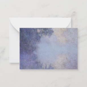 Monet - Gren i Seine nära Giverny Anteckningskort