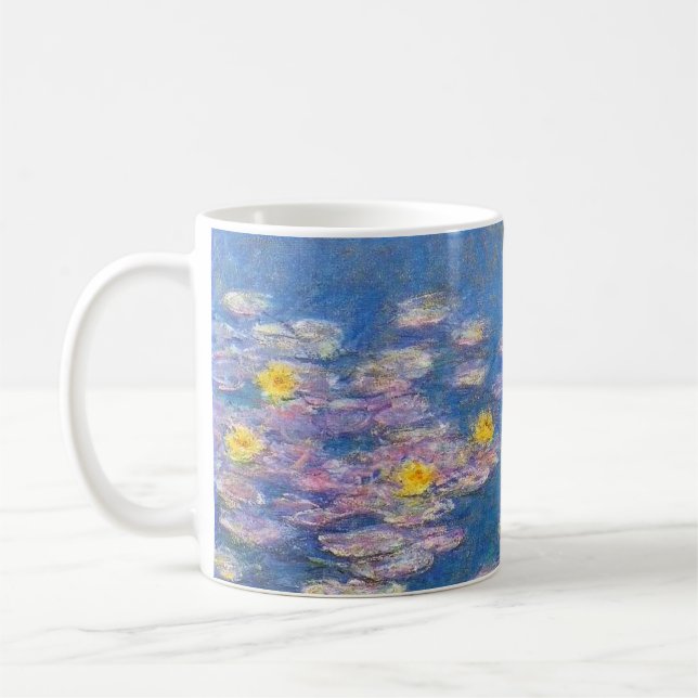 Monet gul näckrosmugg kaffemugg (Vänster)