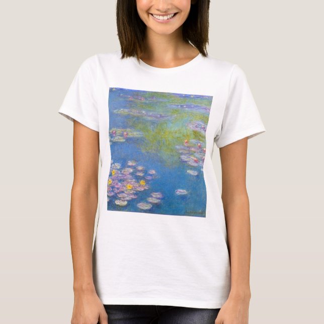 Monet gul näckrosT-tröja T Shirt (Framsida)