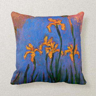 Monet-Gult Irises Kudde