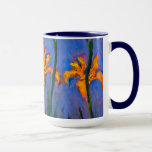Monet-Gult Irises Mugg<br><div class="desc">Claude Monet-målning, Gult Irises, kaffe mugg.</div>