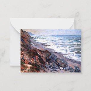Monet - havet i Pourville Anteckningskort