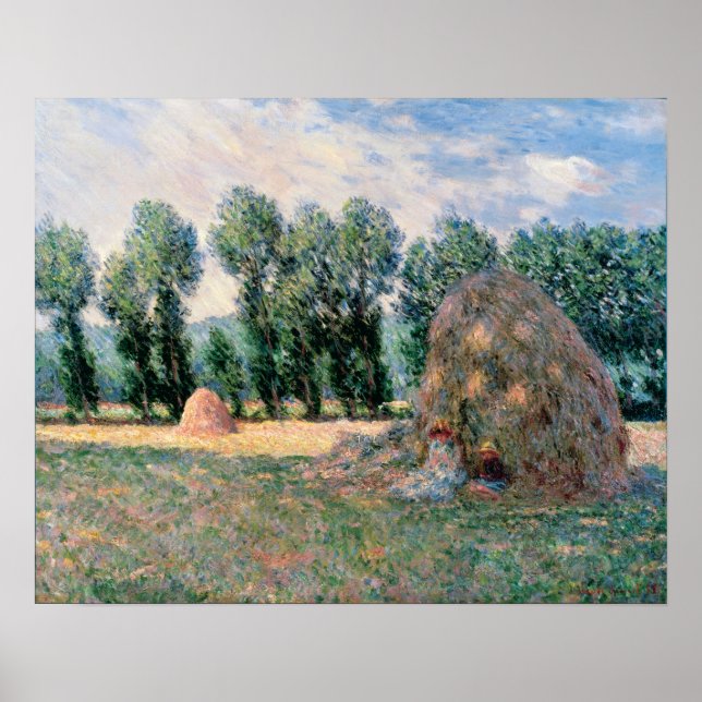 Monet - Höstackar Poster (Framsidan)