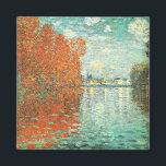 Monet - hösteffekt i Argentina Magnet<br><div class="desc">Claude Monets konsmålning i bra,  Autumn Effect i Argentina,  1873.</div>