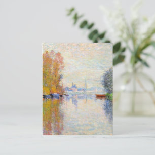 Monet - Hösten på Seine i Argentina Vykort