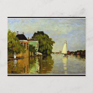 Monet - hus på Achterzaan Vykort