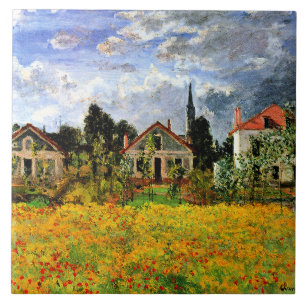Monet - Husen i Argentina, berömd av konst Kakelplatta
