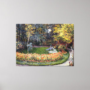 Monet - I Garden, målning av berömd Canvastryck