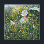 Monet - i skuggan magnet<br><div class="desc">Claude Monets berömd målar,  i Meadow.</div>