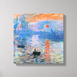 Monet - Impression, Soluppgång Canvastryck