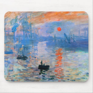 Monet - Impression, Soluppgång Musmatta