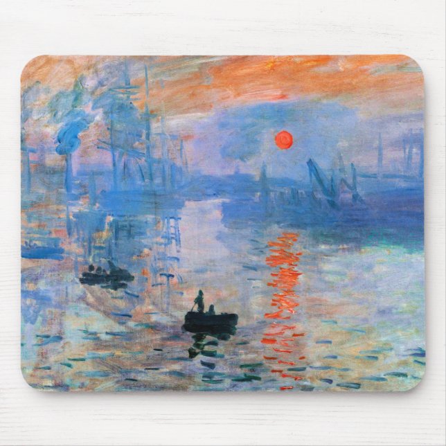 Monet - Impression, Soluppgång Musmatta (Framsidan)
