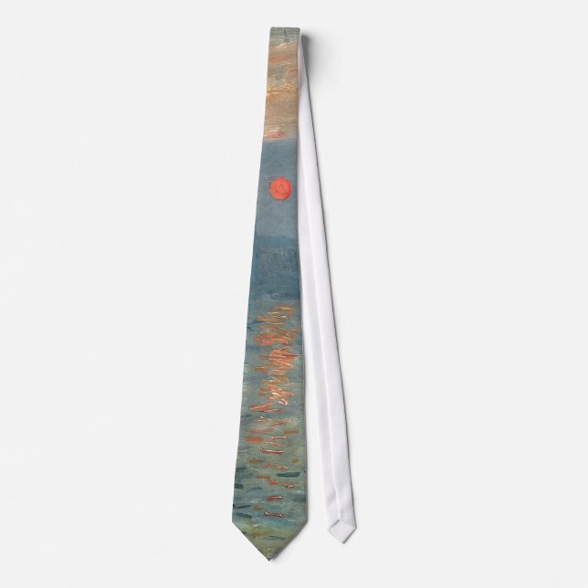 Monet Impression Sunrise Soleil Levant Painting Slips (Framsida)