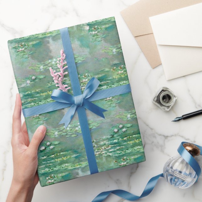 Monet Impressionistiskt Fint Konstinpackningspappe Presentpapper (Gifting)