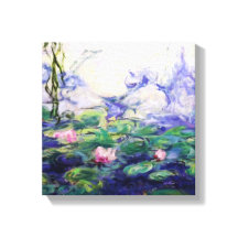 Monet Inspired Vatten Lilies