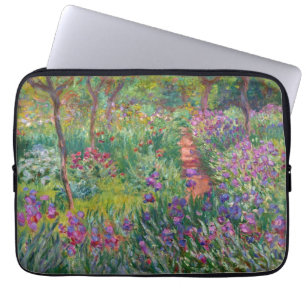 Monet "Iris Garden at Giverny" Laptop Fodral