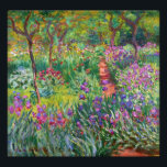 Monet Iris Garden at Giverny Photo Print Fototryck<br><div class="desc">Monet Iris Garden på Giverny-fototryck. Oljemålning på arbetsyta 1899. Iris Garden vid Giverny representerar en av Monets mest färgstarka och älskade blommålningar. Den pulserande användan av lila, , gröntar och blåsor gör detta till ett av de mest dynamiska intsionistiska delara från denna rik under Monets karriär. En underbar gåva till...</div>