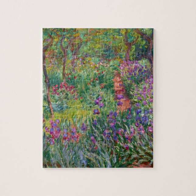 Monet "Iris Garden at Giverny" Pussel (Vertikal)