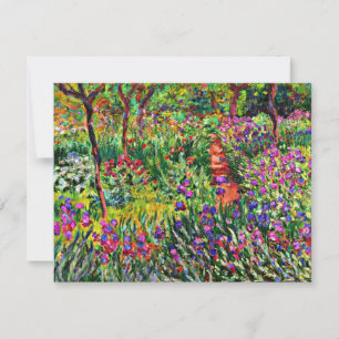Monet - Iris Garden på Giverny Kort