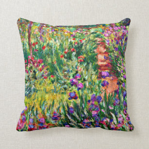 Monet - Iris Garden på Giverny Kudde
