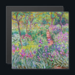 Monet - Iris Garden på Giverny Magnetic Card<br><div class="desc">The Iris Garden at Giverny / The Artists Garden at Giverny - Claude Monet,  1899-1900</div>