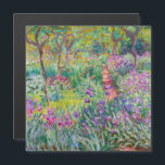 Monet - Iris Garden på Giverny Magnetic Card<br><div class="desc">The Iris Garden at Giverny / The Artists Garden at Giverny - Claude Monet,  1899-1900</div>