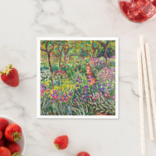 Monet - Iris Garden på Giverny Pappersservett