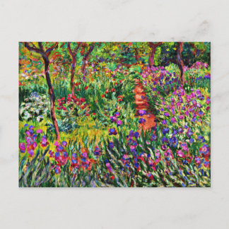 Monet - Iris Garden på Giverny Vykort