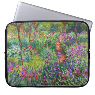 Monet Iris Garden vid Giverny Laptop sleeve