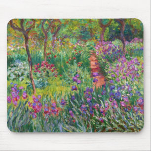 Monet Iris Garden vid Giverny Mouse Pad Musmatta
