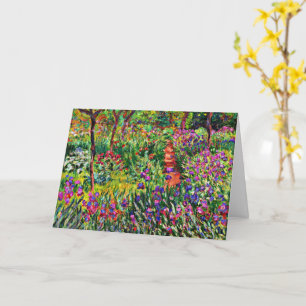 Monet - Iris trädgården i Giverny Kort