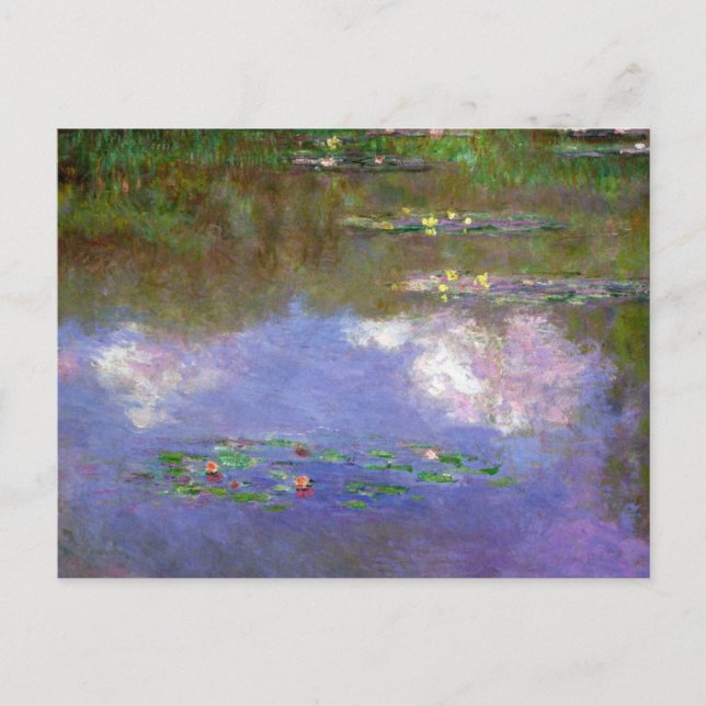 Monet - Iris trädgården i Giverny vykort (Framsida)