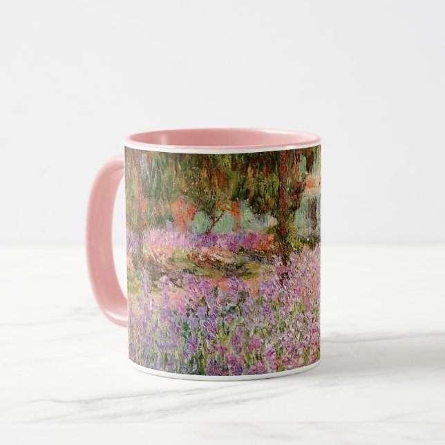 Monet - Irisar i Monets trädgård Mugg (Framsida vänster)