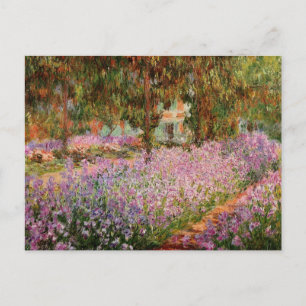 Monet - Irisar i Monets trädgård  Vykort