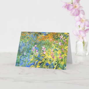Monet - Irises 3, bra konsmålning Kort