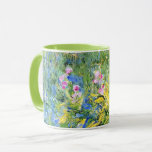 Monet - Irises 3, bra konsmålning Mugg<br><div class="desc">Irises 3,  populär målning av Impressionististen,  Claude Monet.</div>